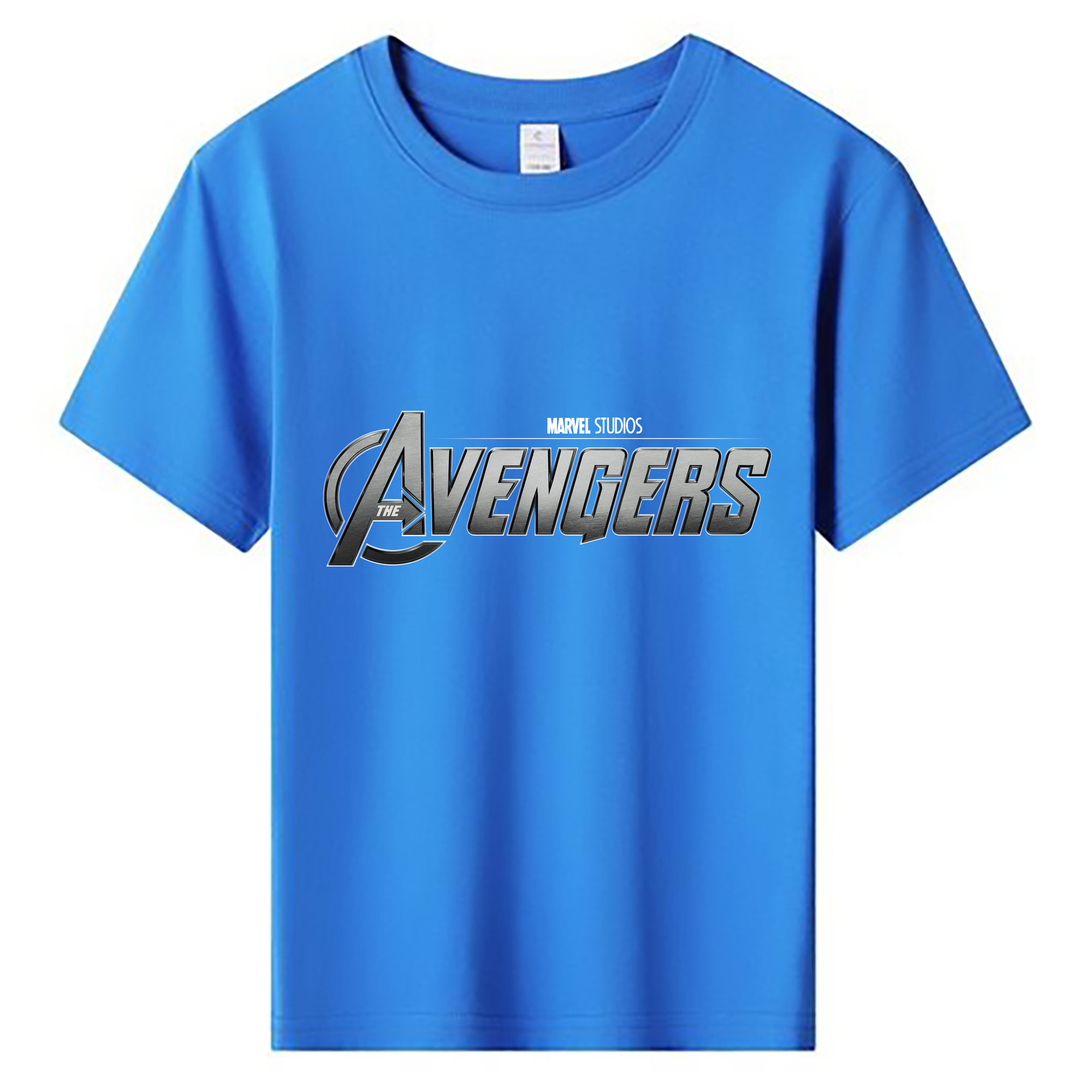 （画像用） アベンジャーズ The Avengers 綿100％キッズTシャツ（フロントプリント）
